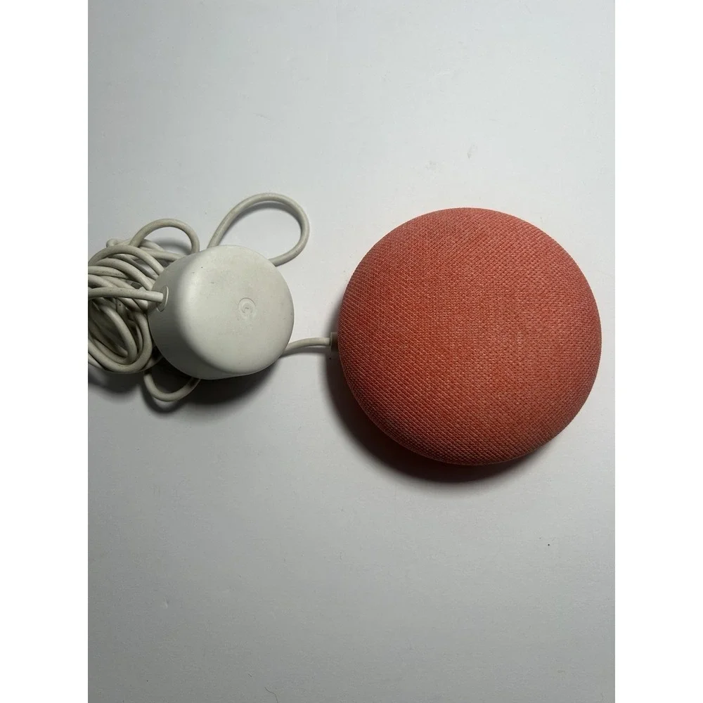 Google‎ Home Nest Mini Smart Speaker Google Assistant Model (H0A) Coral WORKING